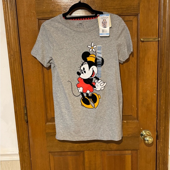 Disney Tops - Disney Minnie Mouse Gray T-Shirt